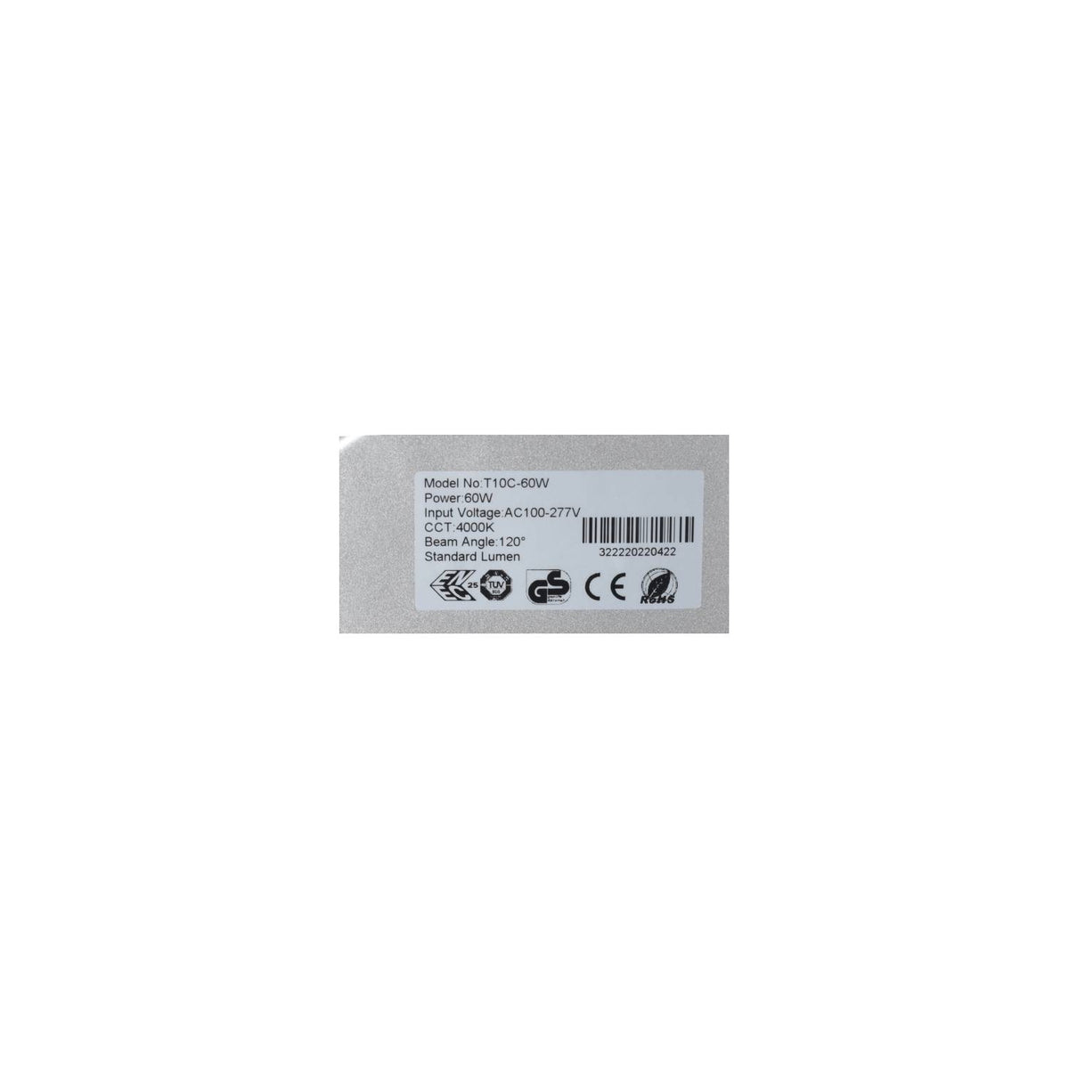 T10C-60W (TOMCARLINE 80H-42V)