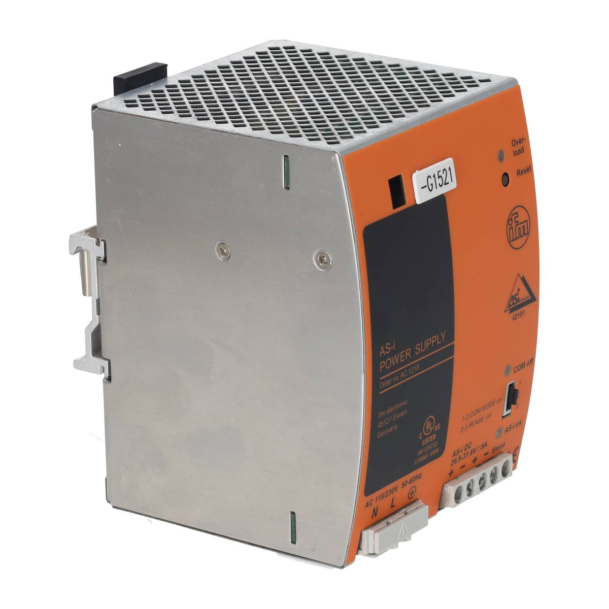 AC1218 (AS-i power supply 115/230 V AC)