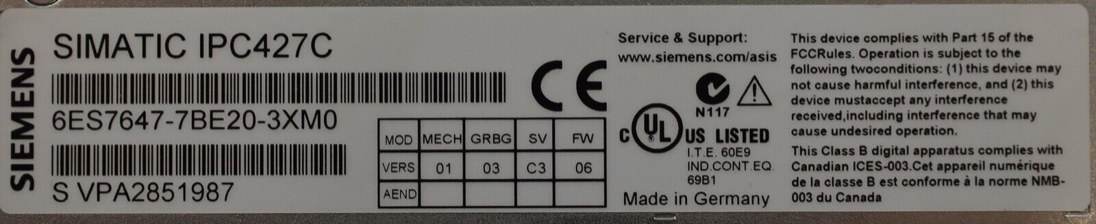 6ES7647-7BE20-3XM0