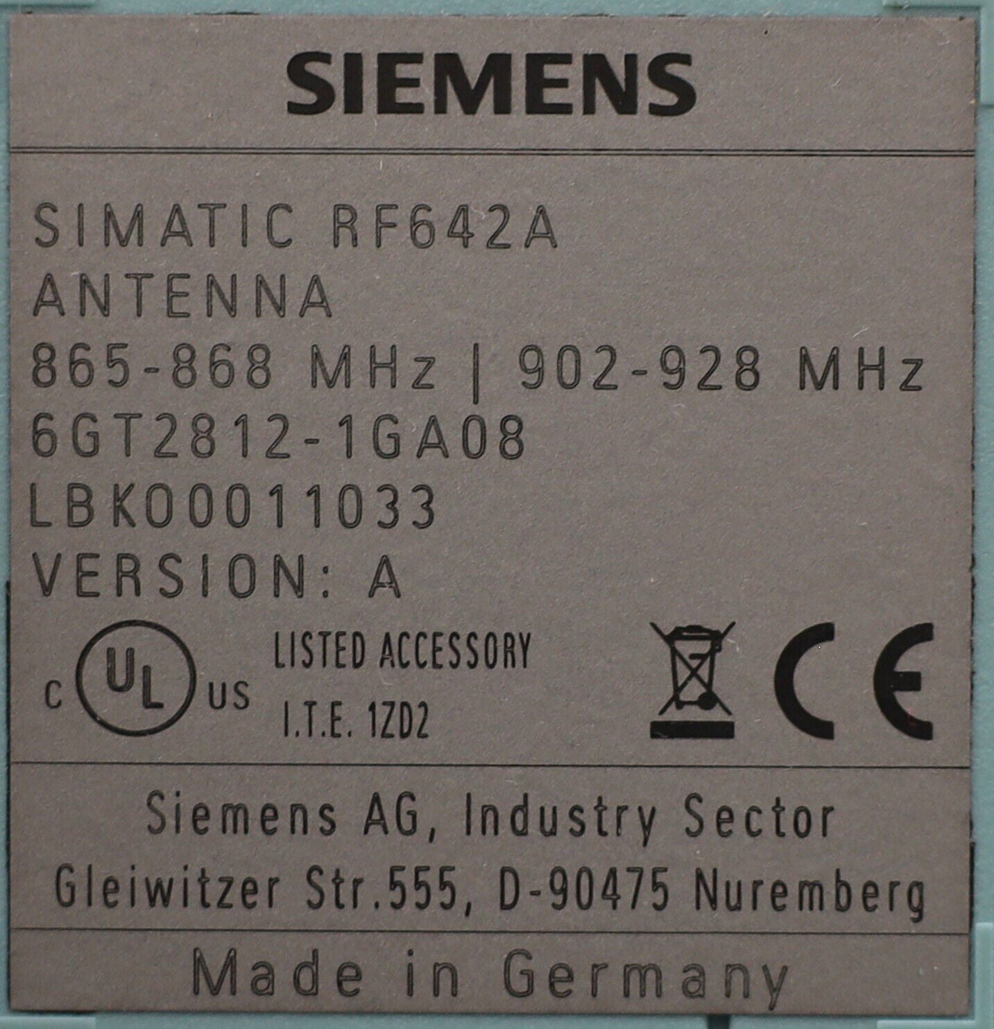6GT2812-1GA08