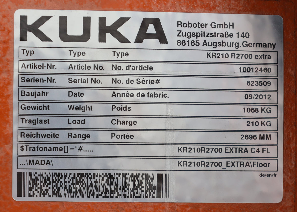 KR210 R2700 extra