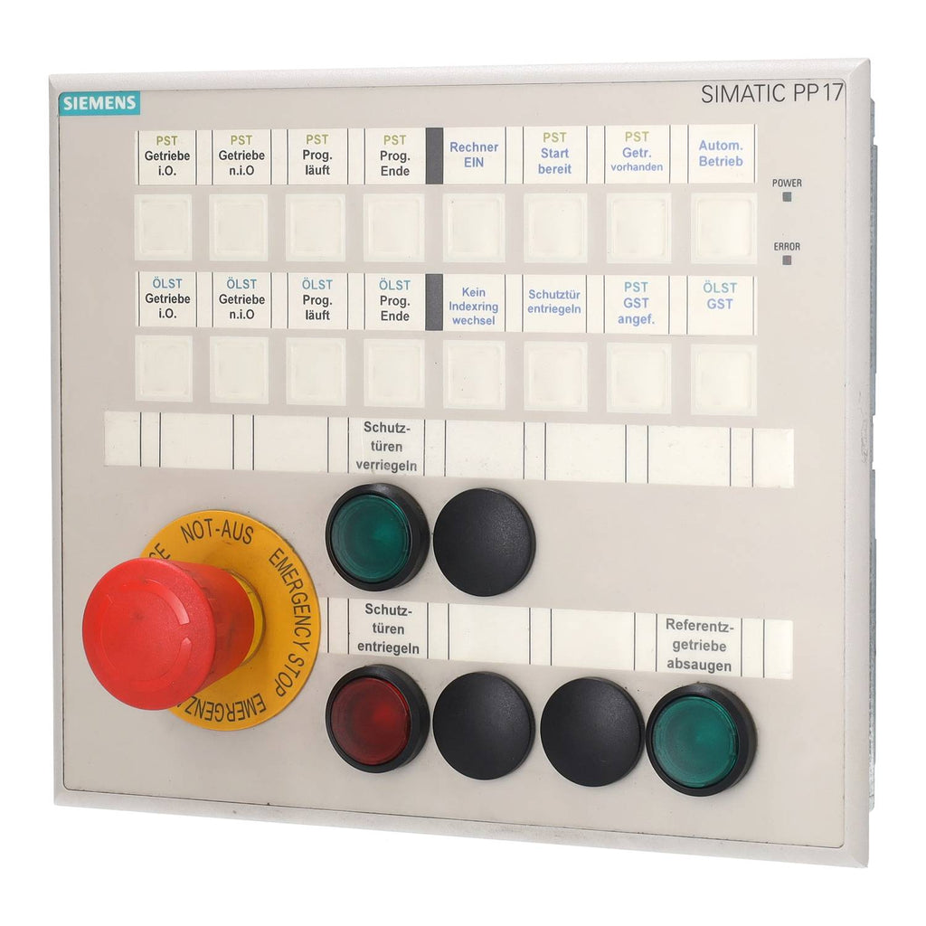 Push Button Ima Color Code SIEMENS Push Button Panel PP17 6AV3688-3CD13-0AX0