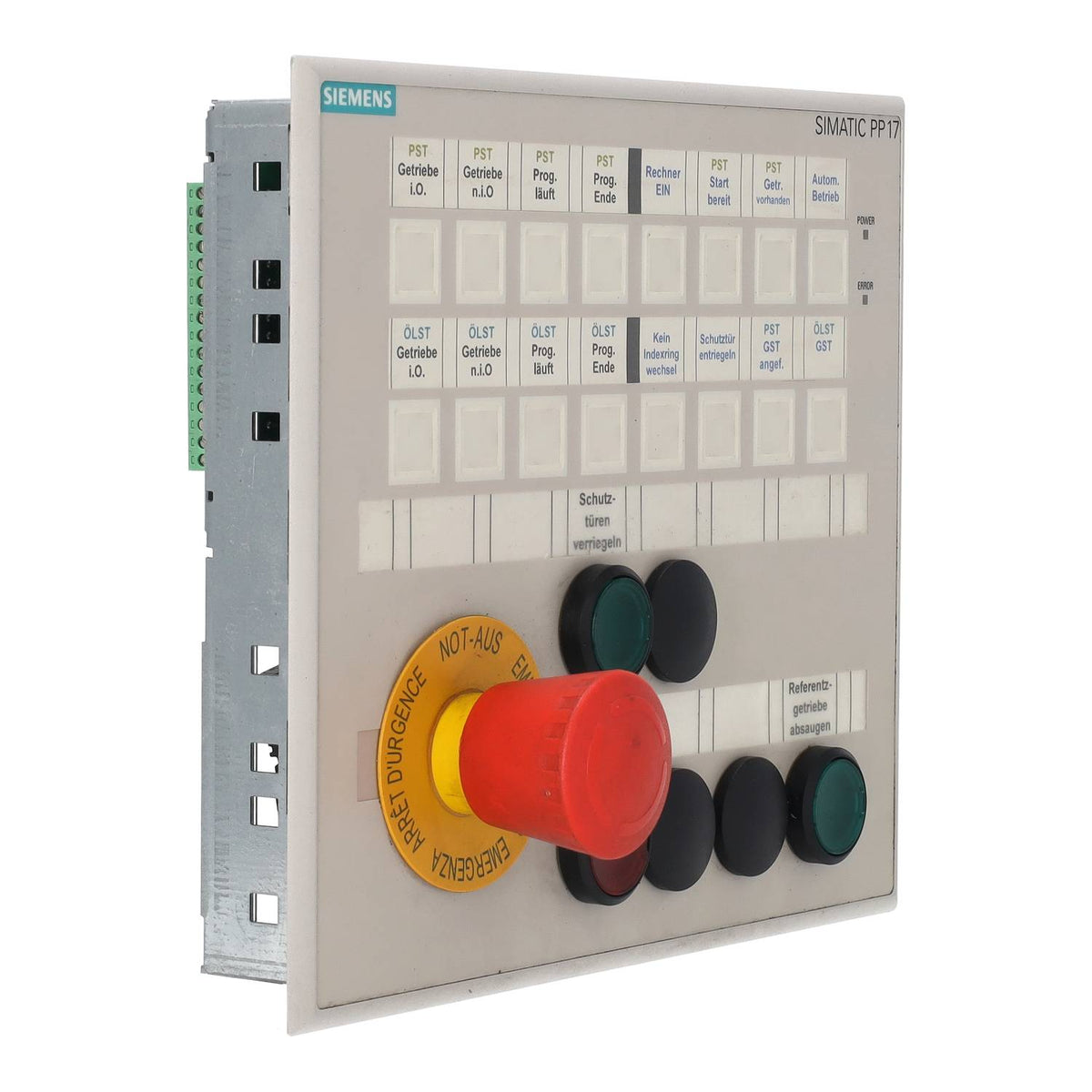 Push Button Ima Color Code SIEMENS Push Button Panel PP17 6AV3688-3CD13-0AX0