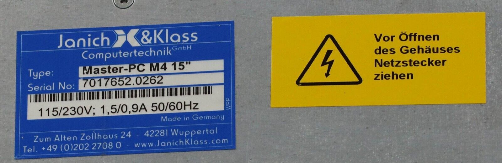 Master PC M4 15"