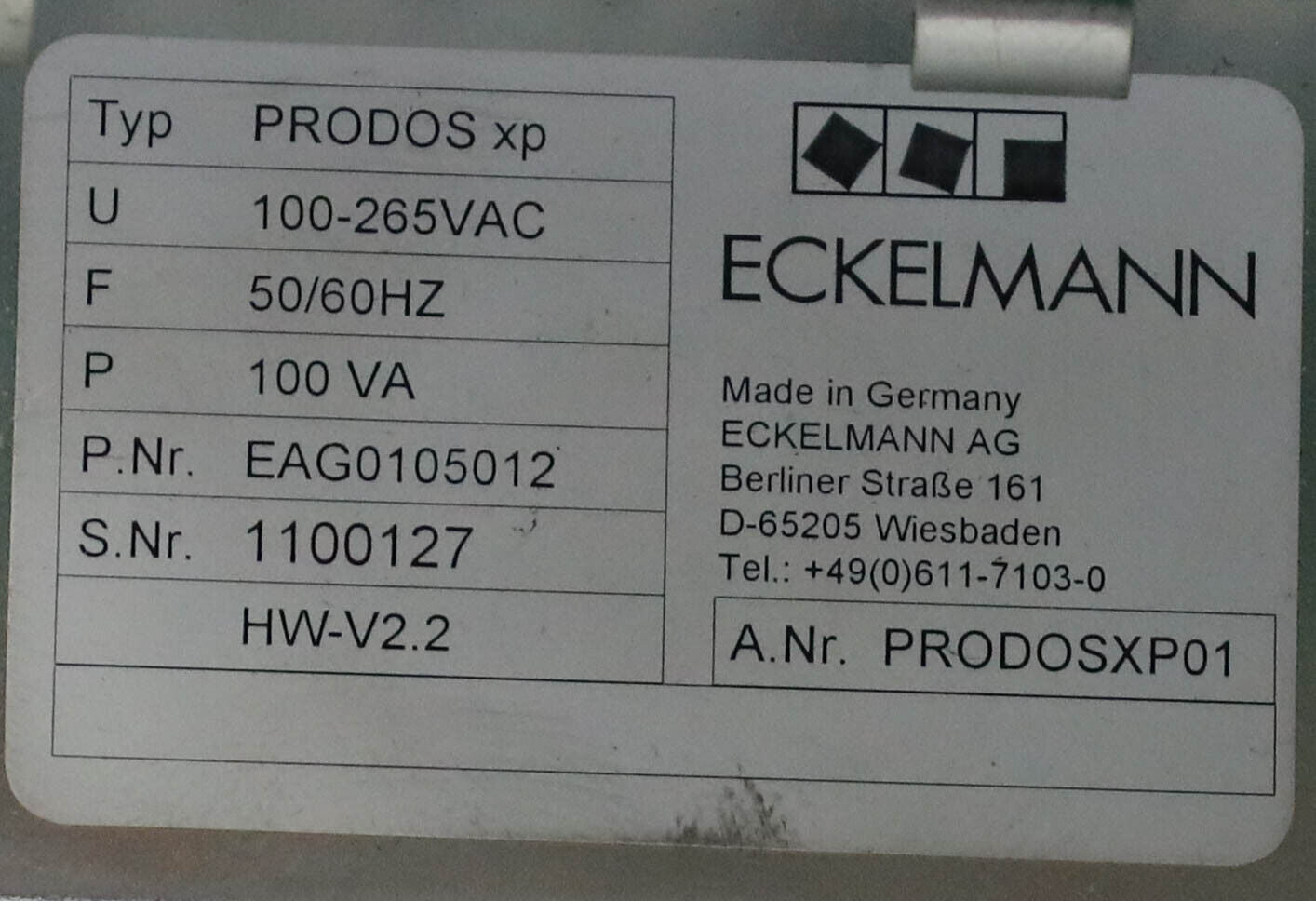 PRODOS xp